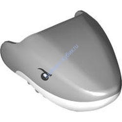 Деталь Лего Голова Акулы Большая Цвет Светло-Серый