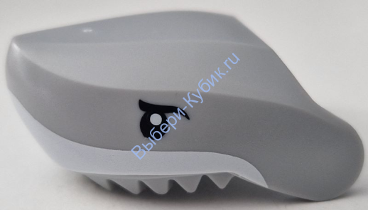 Деталь Лего Голова Акулы Большая Цвет Светло-Серый