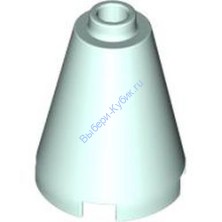 Деталь Лего Конус 2 х 2 х 2 - Полностью Открытый Штырек Цвет Светлая Аква
