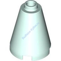 Деталь Лего Конус 2 х 2 х 2 - Полностью Открытый Штырек Цвет Светлая Аква
