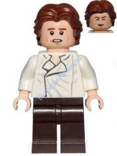 Han Solo, Dark Brown Legs, Wavy Hair