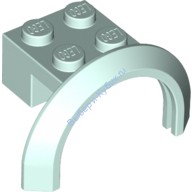 Деталь Лего Автомобильное Крыло 4 x 2 1/2 x 1 2/3 С Аркой Круглое Цвет Светлая Аква