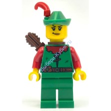Минифигурка Лего Замок Женщина Лесник Форествумен