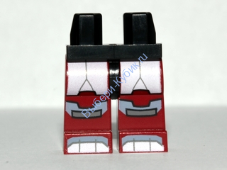 Деталь Лего Ноги С Рисунком Цвет Черный