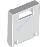 Деталь Лего Дверь С Прорезью Для Ящика 2 х 2 х 2 Цвет Белый