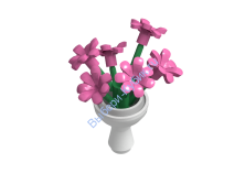 Набор Деталей Лего от Выбери Кубик ВАЗА С ЦВЕТАМИ