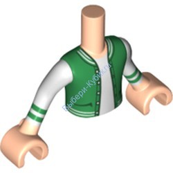 Деталь Лего Торс Мини Долл Френдс С Рисунком Цвет Светло-Телесный