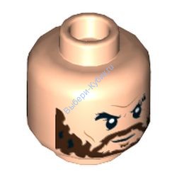 Деталь Лего Голова Минифигурки Цвет Светло-Телесный