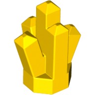 Деталь Лего Камень / Кристалл 1 х 1 5 Точек Цвет Желтый