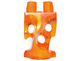 Деталь Лего Ноги Призрака Желтая Вставка Цвет Прозрачно Оранжевый