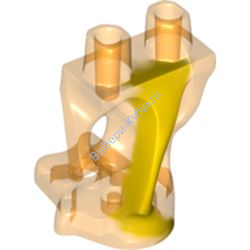 Деталь Лего Ноги Призрака Желтая Вставка Цвет Прозрачно Оранжевый