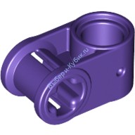Деталь Лего Техник Коннектор Перпендикулярный Цвет Темно-Фиолетовый