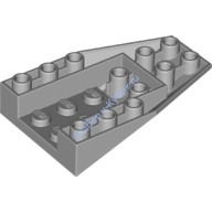 Деталь Лего Клин 6 х 4 Тройной Обратный С Коннекторами Между Штырьков Цвет Светло-Серый