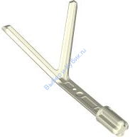 Деталь Лего Техник Раздвоенная ось Цвет Белый