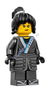 Минифигурка Лего Ниндзяго -  Nya - The LEGO Ninjago Movie, Cloth Armor Skirt, Hair