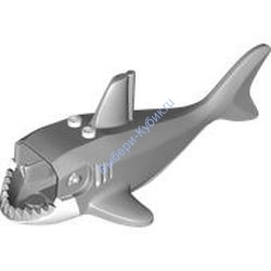 Деталь Лего Тело Акулы Крупное Цвет Светло-Серый