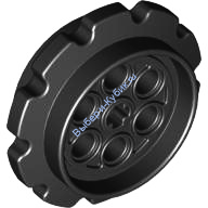 Деталь Лего Техник Звезда Для Гусеницы Большая Цвет Черный