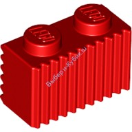 Деталь Лего Кубик Модифицированный 1 х 2 Профилированный Цвет Красный