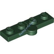 Деталь Лего Петля Пластина 1 х 4 Цвет Темно-Зеленый