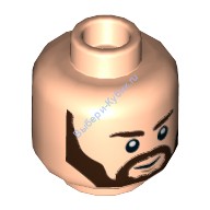 Деталь Лего Голова Минифигурки Цвет Светло-Телесный