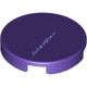 Деталь Лего Плитка Круглая 2 х 2 С Креплением Под Штырек Снизу Цвет Темно-Фиолетовый