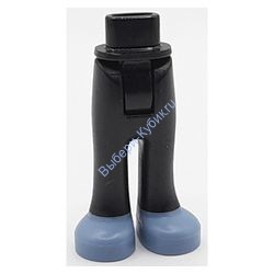 Деталь Лего Мини Долл Ноги С Рисунком Цвет Черный