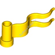 Деталь Лего Флаг 4 х 1 Волна Цвет Желтый