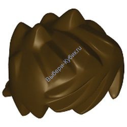 Деталь Лего Парик Цвет Темно-Коричневый