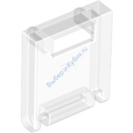 Деталь Лего Дверь С Прорезью Для Ящика 2 х 2 х 2 Цвет Прозрачный