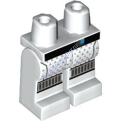 Деталь Лего Ноги С Рисунком Цвет Белый