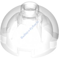Деталь Лего Кубик Круглый 2 х 2 Верх Купола Цвет Прозрачный
