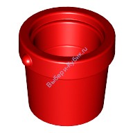 Деталь Лего Ведро 1 х 1 х 1 Цвет Красный