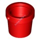 Деталь Лего Ведро 1 х 1 х 1 Цвет Красный