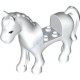 Деталь Лего Лошадь Цвет Белый