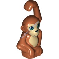 Деталь Лего Обезьяна Цвет Темно-Оранжевый