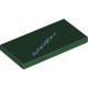 Деталь Лего Плитка 2 х 4 Цвет Темно-Зеленый
