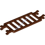 Деталь Лего Лестница 7 х 3 С 4 Защелками Цвет Коричневый