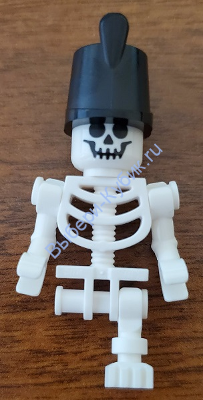 Skeleton with One Leg and Imperial Guard Hat