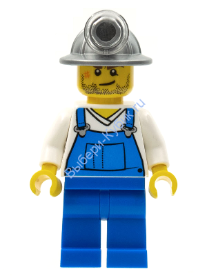 Минифигурка Лего Сити - Шахтер