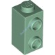 Деталь Лего Кубик Модифицированный 1 x 1 x 1 2/3 С Штырьками На Стороне Цвет Песочно-Зеленый