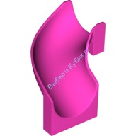 Деталь Лего Горка 6 х 6 х 6 Изогнутая 90 Градусов Цвет Темно-Розовый