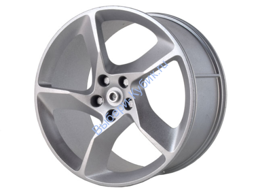 Деталь Лего Техник Колесо  75 мм x 41 мм Левое Цвет Металлический Серебрянный