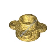 Деталь Лего Пластина Круглая 1 х 1 С Лепестками (4 Лепестка) Цвет Перламутрово-Золотой