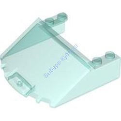 Деталь Лего Лобовое Стекло 6 х 6 х 1 2/3 Цвет Прозрачно-Голубой