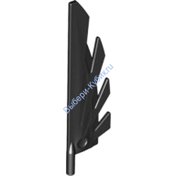 Деталь Лего Крыло 9L С Перьями Цвет Черный