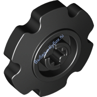 Деталь Лего Техник Звезда Для Гусеницы Малая Цвет Черный