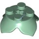 Деталь Лего Кубик Круглый 2 х 2 С 4 Лепестками И Отверстием Под Ось Цвет Песочно-Зеленый