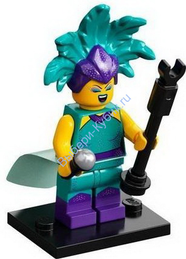 Минифигурка Лего Коллекционные (без упаковки) Певица Кабаре col21-12