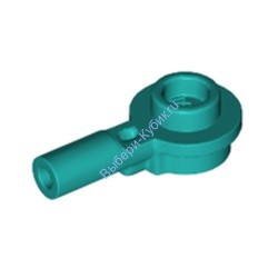 Деталь Лего Стержень 1L С 1 х 1 Круглой Пластиной С Открытой Шляпкой Цвет Темно-Бирюзовый