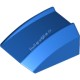 Деталь Лего Скос Закругленный 2 х 2 Без Штырьков Цвет Синий